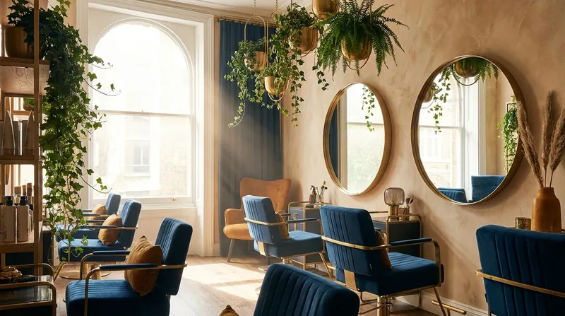 Bright salon interior with styling chairs, How to Start a Tattoo or Piercing Studio in Alaska