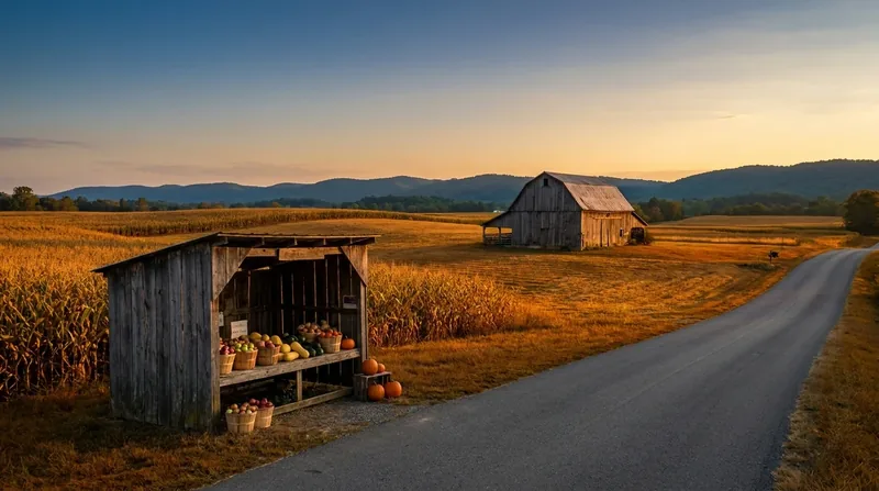 Farm with a barn, fields and a roadside produce stand at golden hour, How to Start a Farm, Greenhouse or Peony Business in Alaska